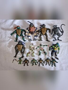 Teenage Mutant Ninja Turtles Action Figure Lot TMNT
